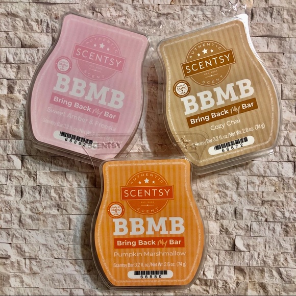 Scentsy BBMB Wax Bar Bundle 🕯Chai Pumpkin Freesia